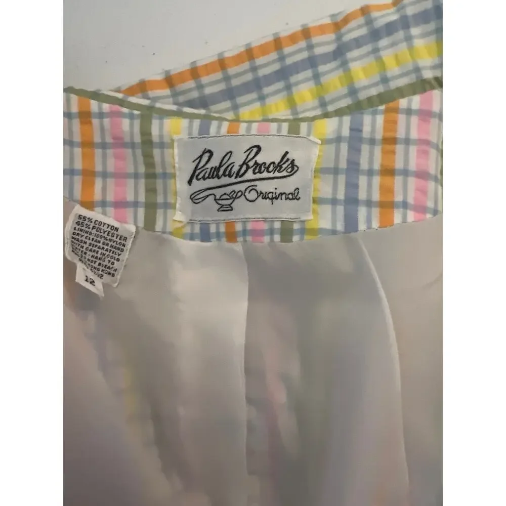 Vintage Paula Brooks Original Plaid Blazer - Picture 12 of 12